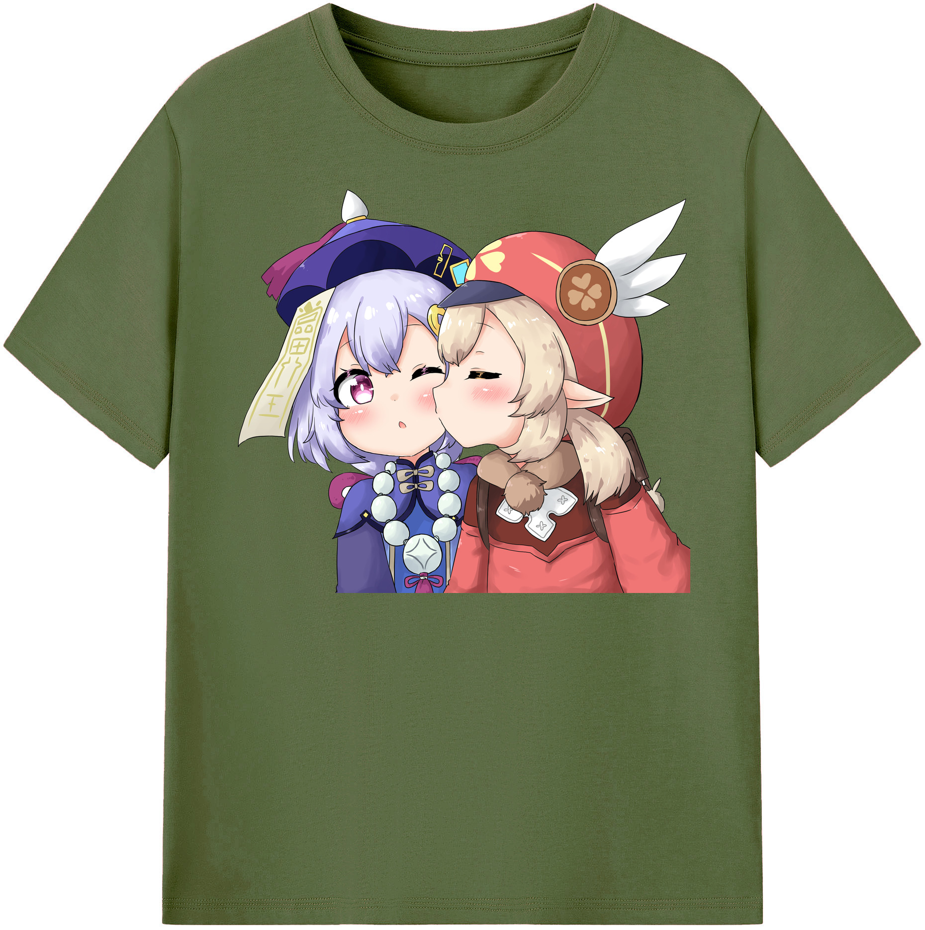 げんし神 七七 なな  genshin Nana 綿100％半袖Tシャツ（フロントプリント）